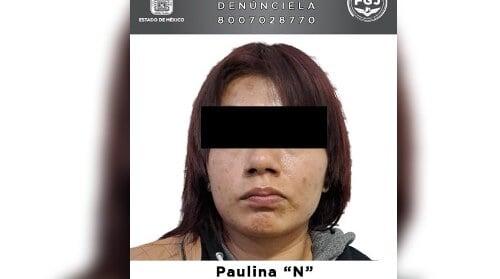 Por secuestro y homicidio en Toluca, detienen a Paulina "N"